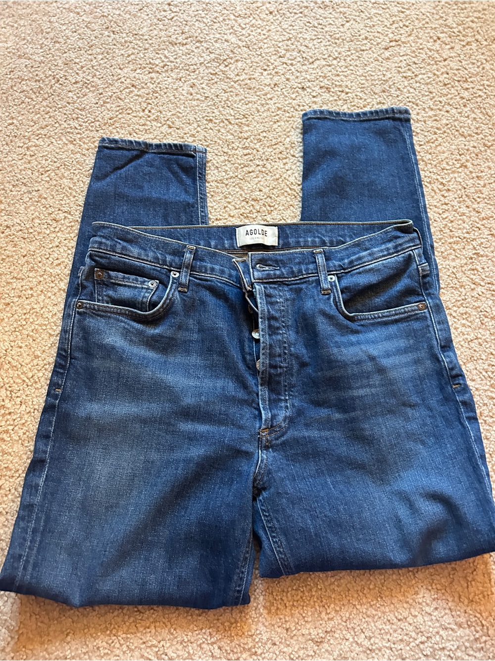 Agolde high-rise Nico Slim jeans